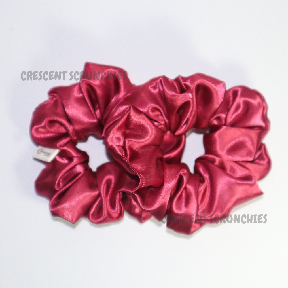 Mulberry Satin Deluxe Scrunchie