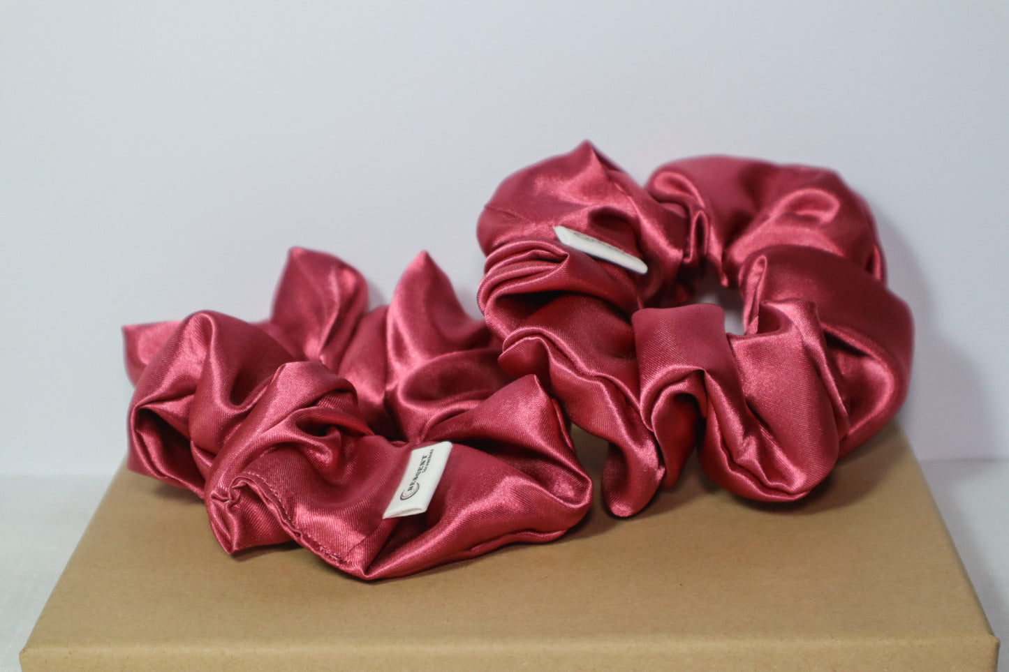 Mulberry Satin Deluxe Scrunchie