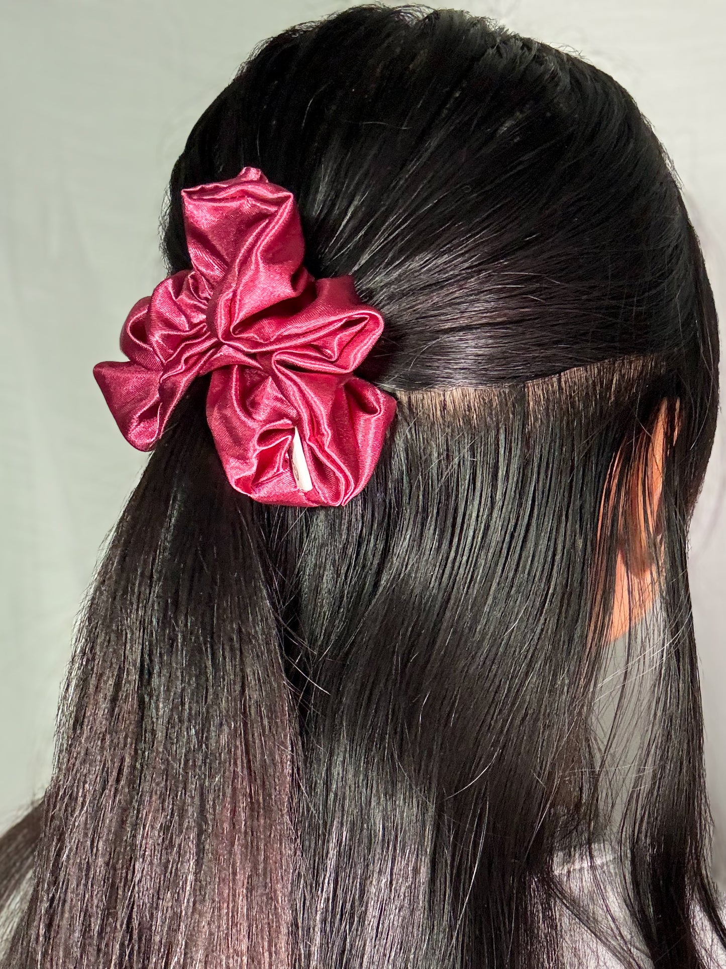 Mulberry Satin Deluxe Scrunchie